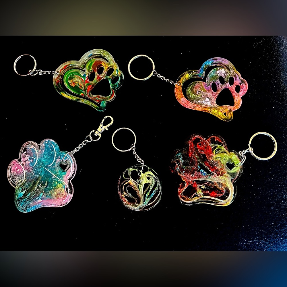 Customizable handmade keychains